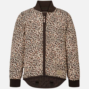 MarMar Copenhagen Kids' Thermo Orry Leopard-Print Shell Jacket