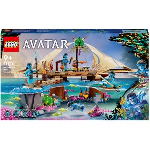 LEGO Avatar La Casa Corallina di Metkayina, Villaggio di Pandora con Neytiri e Tonowari dal Film La Via dell'Acqua (75578)