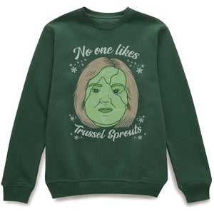 No One Likes A Trussel Sprout Christmas Jumper - Green
