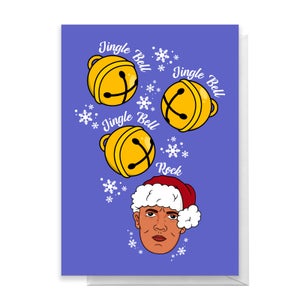 Jingle Bell Jingle Bell Jingle Bell Rock Greetings Card