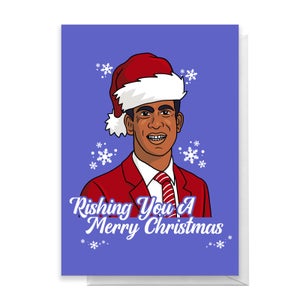 Rishing You A Merry Christmas Greetings Card