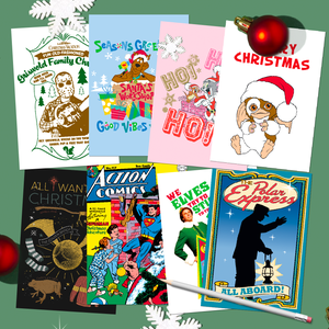 Mixed Christmas Greeting Cards 8-Pack Option 1