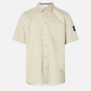 Calvin Klein Jeans Cotton and Linen-Blend Oversized Shirt