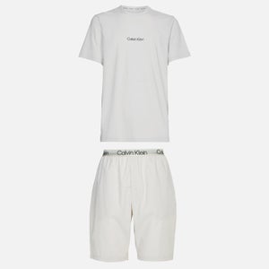 Calvin Klein Short Sleeve Sleep Cotton-Blend Set