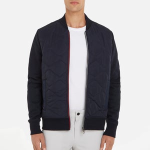 Tommy Hilfiger Quilted Cotton-Blend Bomber Jacket