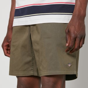 GANT Logo-Embellished Cotton Shorts