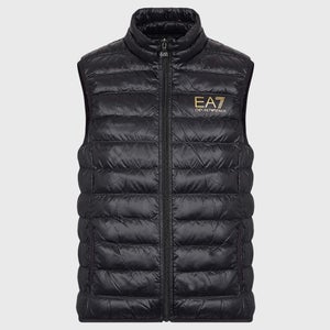 EA7 Men's Core Puffer Vest - Black