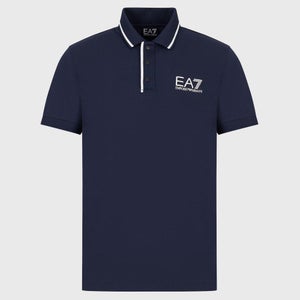 EA7 Men's Tennis Polo Shirt - Navy Blue