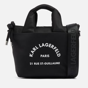 Karl Lagerfeld Women's Interstellar Roller Derby Nylon Small Tote Bag - A999 Black