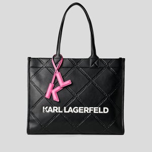 Karl Lagerfeld Shooting Stars K/Skuare Faux Leather Tote Bag
