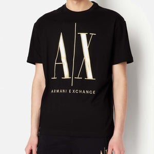 Armani Exchange Men's Cotton Logo T-Shirt - Black
