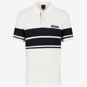 Armani Exchange Stripe Cotton Polo Shirt