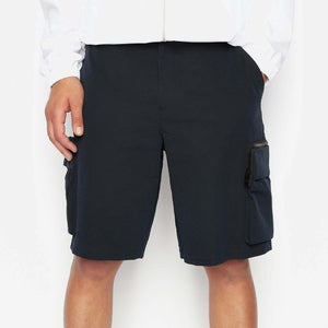 Armani Exchange Seersucker Zip Pocket Nylon Shorts