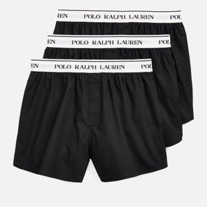 Polo Ralph Lauren Three-Pack Cotton-Poplin Boxers