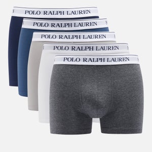 Polo Ralph Lauren Five-Pack Stretch-Cotton Jersey Trunks