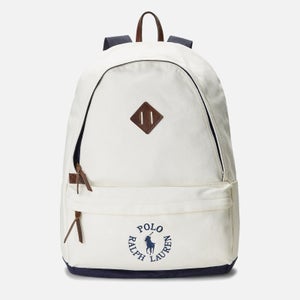 Polo Ralph Lauren Logo-Embroidered Canvas Backpack