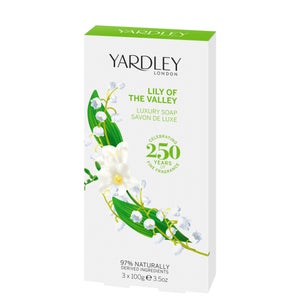 Yardley Lily of the Valley Luxury Soap 3 x 100g