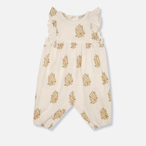 The New Society Babys' Loretta Floral-Print Cotton-Blend Jumpsuit
