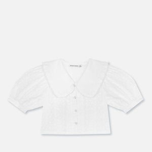 The New Society Kids' Antonella Cotton-Poplin Blouse
