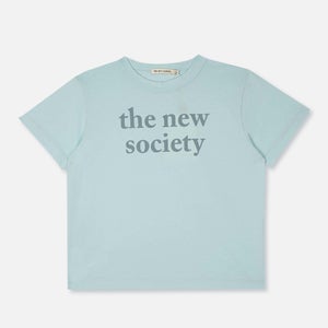 The New Society Kids' Logo Cotton-Jersey T-Shirt