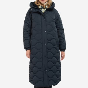 Barbour Nagril Hooded Quilted Shell Coat