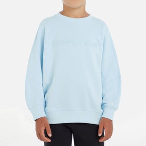 Calvin Klein Boys' Logo-Embroidered Cotton Sweatshirt