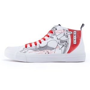 Akedo Charizard Flame High Top - White