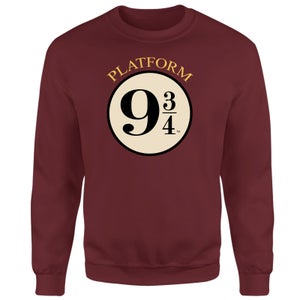 Harry Potter Platform 9 3/4 Sweatshirt - Burgundy