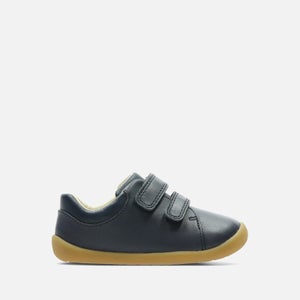 Clarks Toddlers First Roamer Craft Leather Shoes - Navy