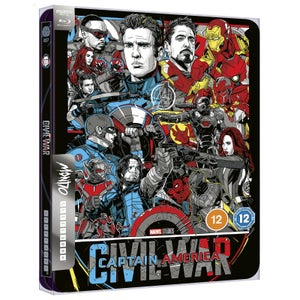 Steelbook Capitán América: Civil War Marvel Studios - Mondo #57 Zexclusivo de Zavvi en 4K Ultra HD (incluye Blu-ray)