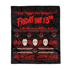 Friday the 13th Jason Lives Fleece Blanket