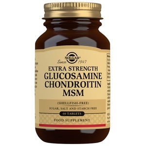 Solgar Specialty Extra Strength Glucosamine Chondroitin MSM Tablets x 60