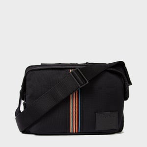 Paul Smith Stripe Logo-Patched Mesh Camera Bag