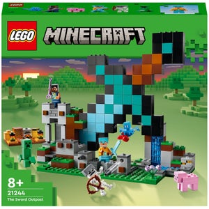 LEGO Minecraft: Der Schwert-Außenposten Set, Spielzeug mit Figuren (21244)