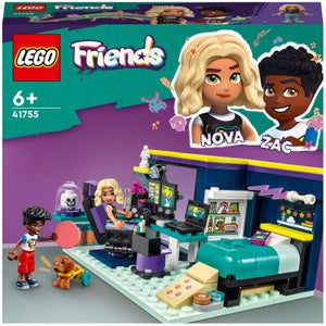 LEGO Friends: La Chambre de Nova, Jouet sur le Thème du Gaming, avec Mini-Poupée (41755)