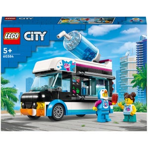 LEGO City: Le Camion à Granités du Pingouin, Jouet Camion Enfants 5 Ans, avec Figurines (60384)