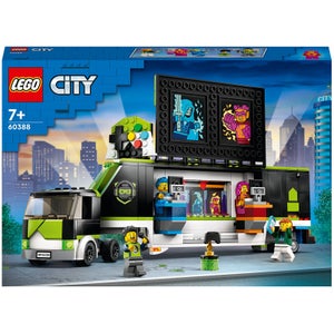 LEGO City: Le Camion de Tournois de Jeux Vidéo, Jouet Enfants 7 Ans, Compétition eSport (60388)