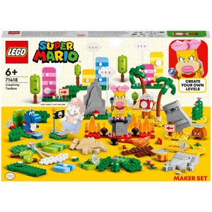 LEGO Super Mario Set La boîte à Outils Créative, Jouet Enfants 6 Ans, avec Figurines (71418)