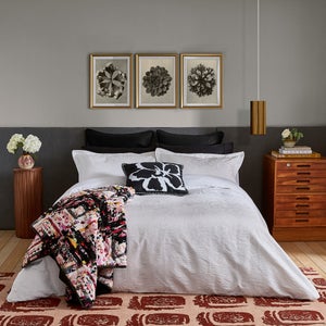 Ted Baker Modern Floral Duvet Cover - White