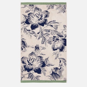 Ted Baker Glitch Floral Towel - Navy