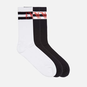 Emporio Armani Men's 3 Pack Short Socks - Black/White/Black