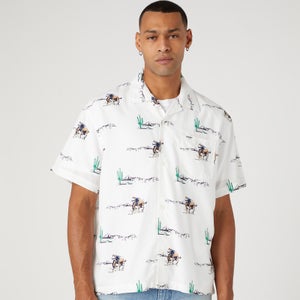 Wrangler Resort Cowboy Print Lyocell Shirt