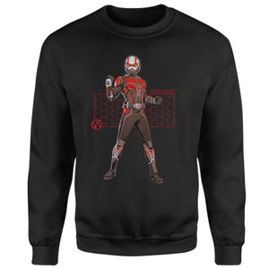 Marvel Ant-Man & The Wasp Ant-man Hex Background Sweatshirt - Black