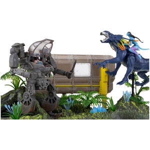 McFarlane Disney Avatar World of Pandora Shack Site Battle Figurine
