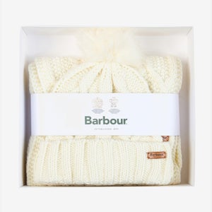 Barbour Ridley Knit Beanie and Scarf Set