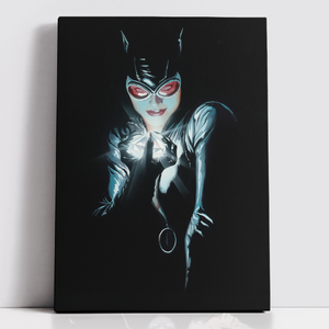 Decorsome x Batman Alex Ross - Catwoman  Rectangular Canvas
