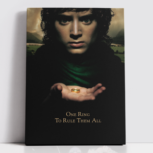 Decorsome x Lord Of The Rings One Ring To Rule Them All  Rectangular Canvas