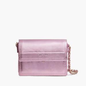Ted Baker Libbe Metallic Chain Leather Bag