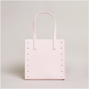 Ted Baker Stocon Heart Studded Faux Leather Tote Bag