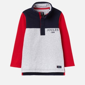 Joules Kids' Colourblock Dale Cotton-Jersey Sweatshirt